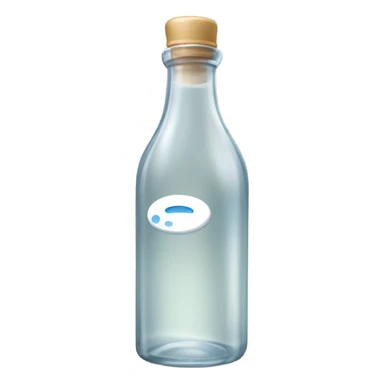 bottle of baby oil sticker