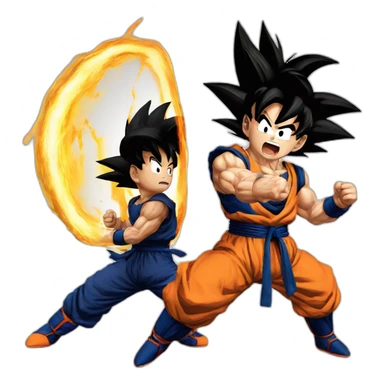 Goku vs hit sticker
