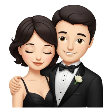 Sleeping wife and dancing husband  sticker