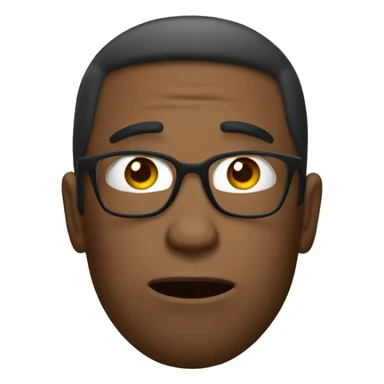 Un emojis que represente la tristeza de un estudiante universitario  sticker