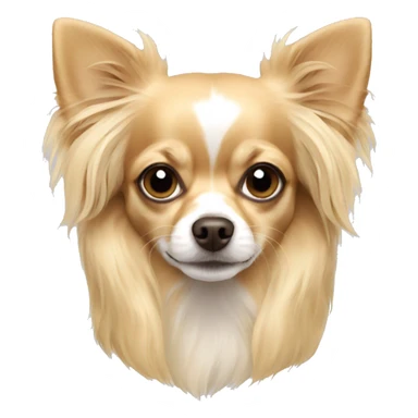 blonde long haired chihuahua sticker