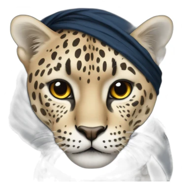 Panthère avec un bandana autour du cou sticker