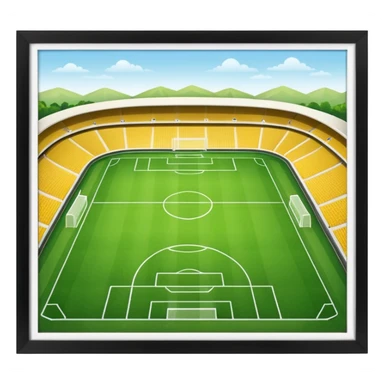 soccer stadium sticker