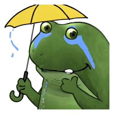 Dripping fingers sticker