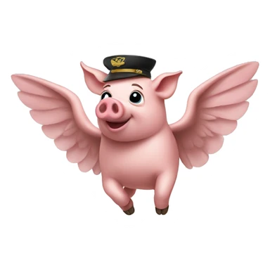 When pigs fly  sticker