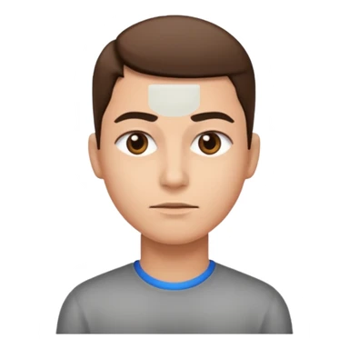 straight face with side eye sticker