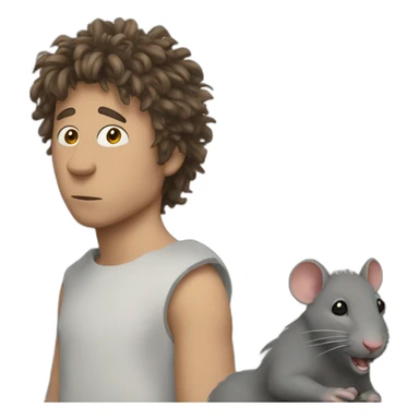 Stonks but with a rat sticker