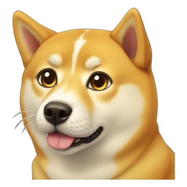 doge cat sticker