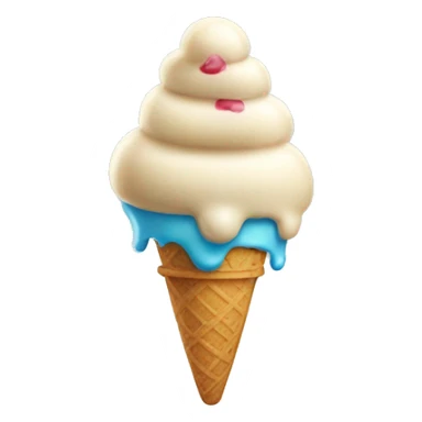 Raining ice cream sticker