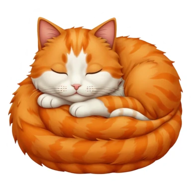 chat qui dort  sticker