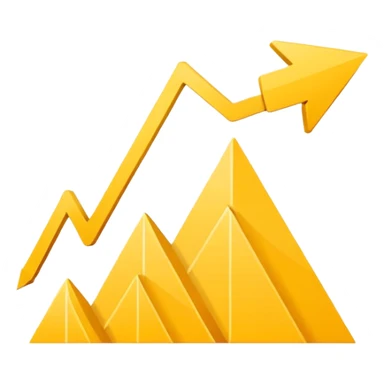 Prompt 11: "You can’t control the economy…"
Graphic: 📉 Downward chart icon (white line, yellow arrow).
Animation: Line graph drops sharply.
Background: Transparent.
 sticker