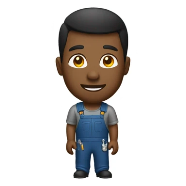 black auto mechanic sticker