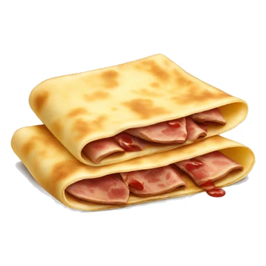 crepes with meat sticker