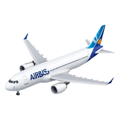 Airbus A320 - Airbus (Model Year: 2022) (Iconic colour: White) sticker