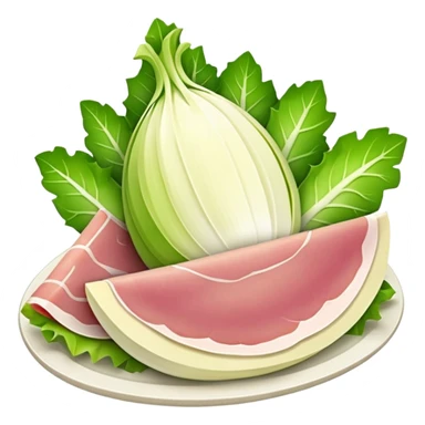 ENDIVE entourée d'une tranche de JAMBON sticker