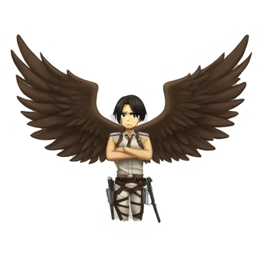 Wings of freedom symbol attack on titan sticker