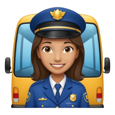 woman minibus driver sticker