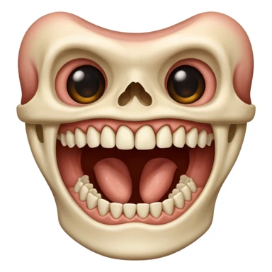 A jaw. Just a jaw, like the body part.  sticker