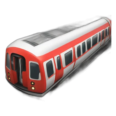 London tube train sticker