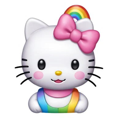 Gay hello kitty sticker