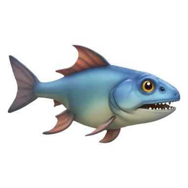 Dinosaur fish sticker