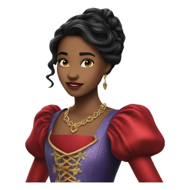 Princess red from descendants the rise of red sticker