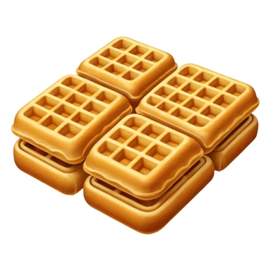 Crunchy waffle rolls sticker