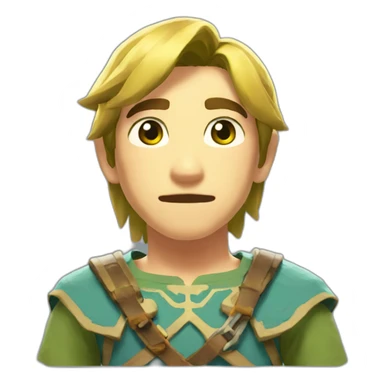 link from breath of the wild sticker