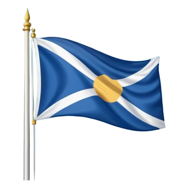 Cornwall flag on a flagpole sticker