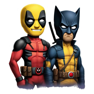 Deadpool and wolverine sticker
