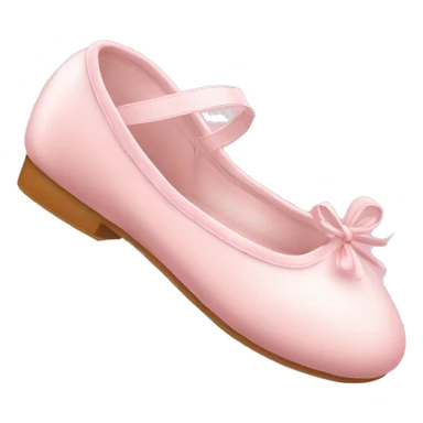 Ballerina shoes baby pink sticker