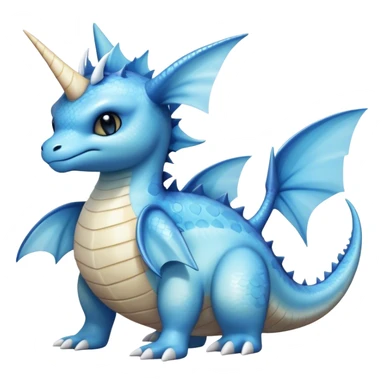 Edgy cool Lapras-Vaporeon-creature-hybrid full body  sticker