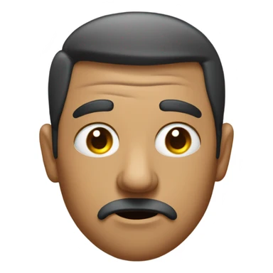 Stink face side eye  sticker