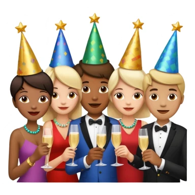 jour de l'an sticker