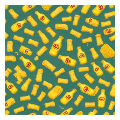 Maggi flasche sticker