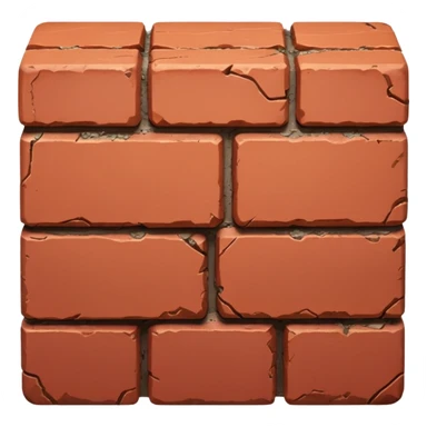 one brick sticker