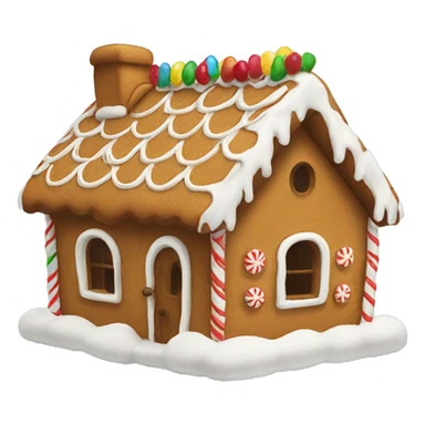 Gingerbread house sticker
