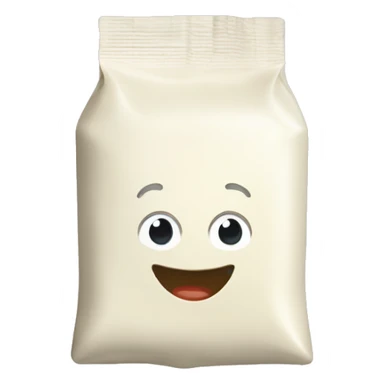 White mayo packet sticker