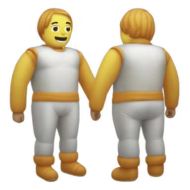 inflatable man sticker