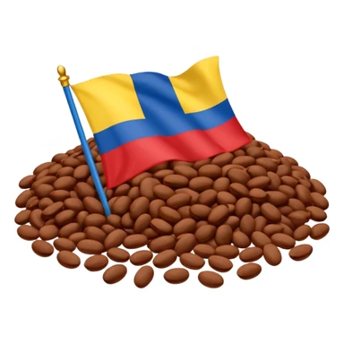 no, I need the beans and the colombian flag sticker