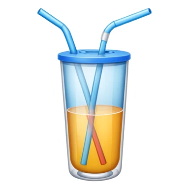 plastic straw sticker