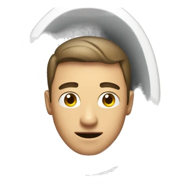 man in a toilet sticker