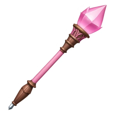Pink Harry Potter wand sticker