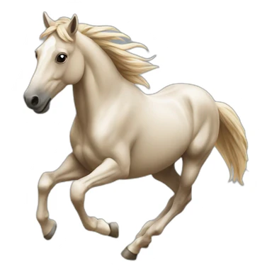 horse run sticker