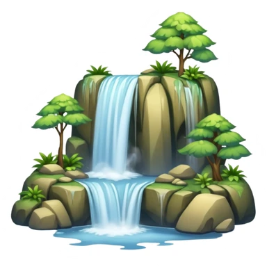 waterfall sticker