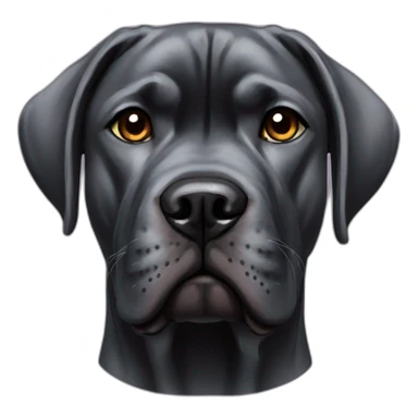 Cane corso cropped ears sticker