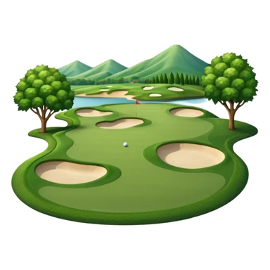 golf course sticker