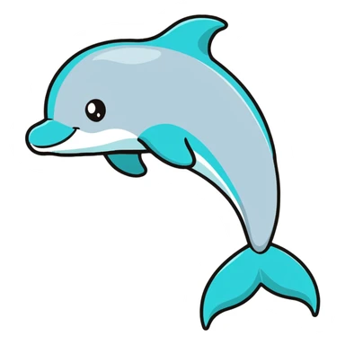 dolphin sticker