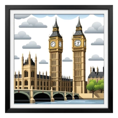 big ben london sticker