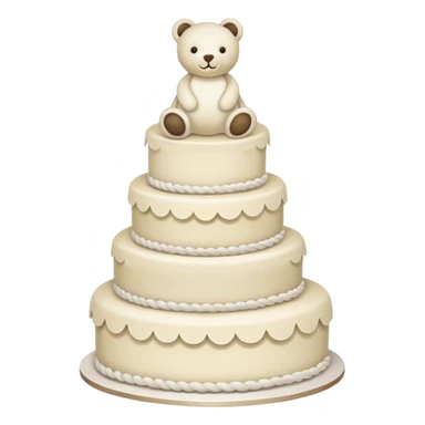Plush wedding cake jellycat amuseables stuffed animal sticker